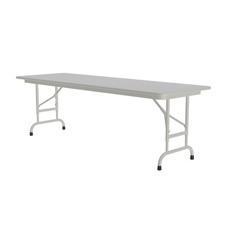 Correll CFA Adjustable Melamine Folding Tables 24x72 Gray Granite CFA2472M-15